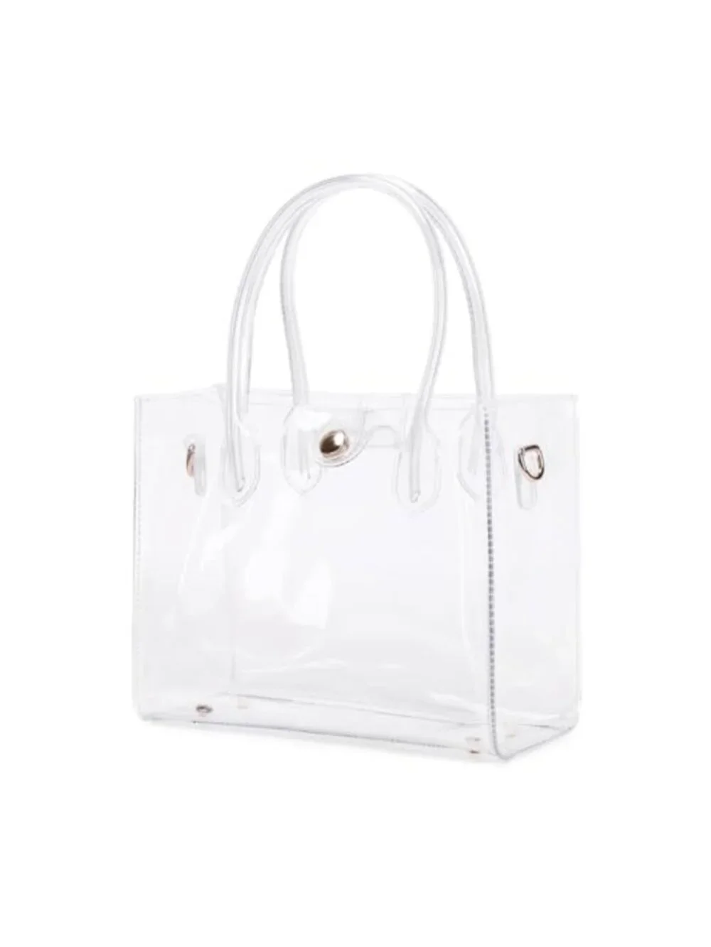 Clear Tote Bag Stadium Approved PVC Plastic See Through Crossbody